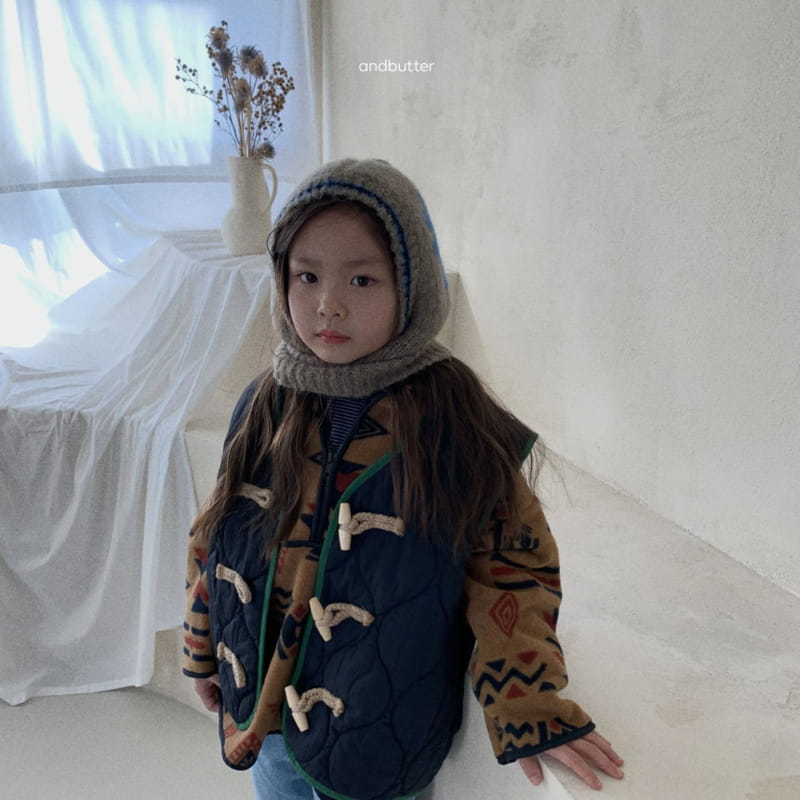 Andbutter - Korean Children Fashion - #discoveringself - Anca Turtleneck Zip-up - 6