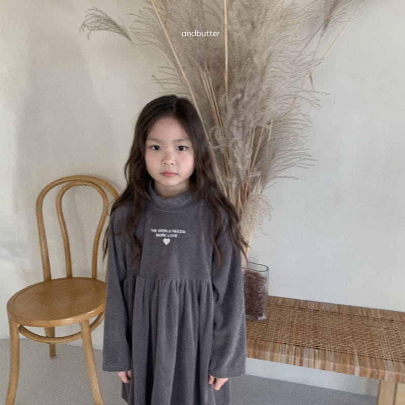 Andbutter - Korean Children Fashion - #discoveringself - Love One-piece - 5