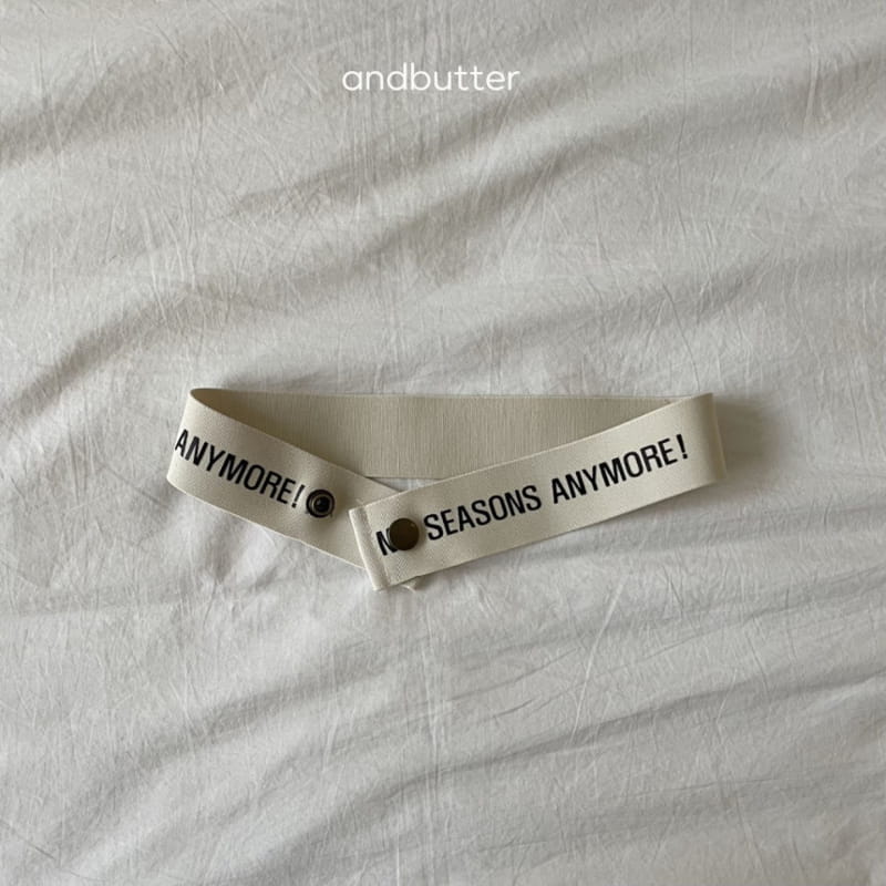 Andbutter - Korean Children Fashion - #fashionkids - Lettering Belt - 11