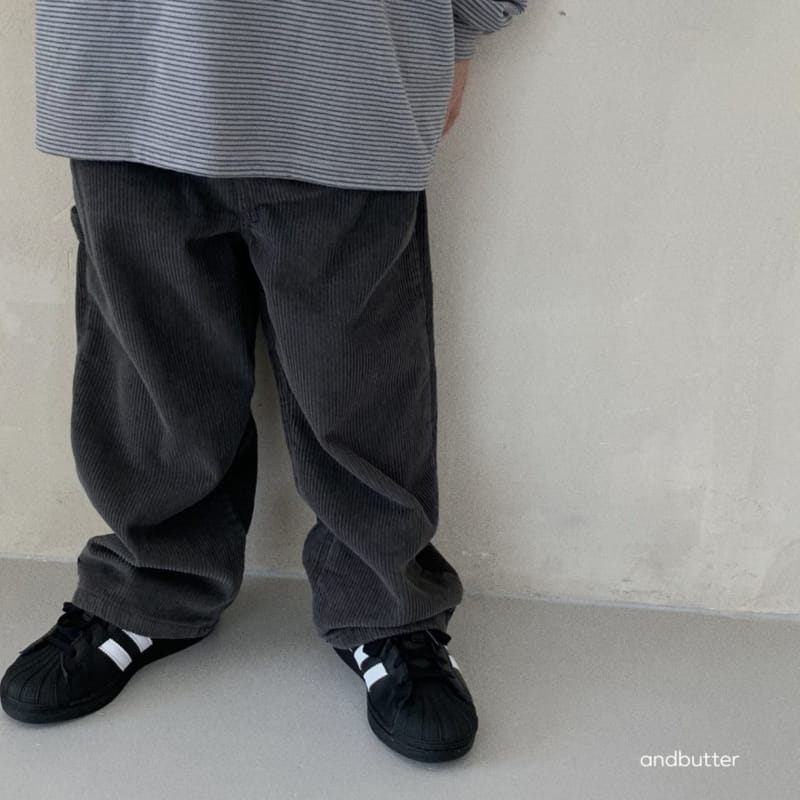 Andbutter - Korean Children Fashion - #littlefashionista - Warm Rib Pants - 10