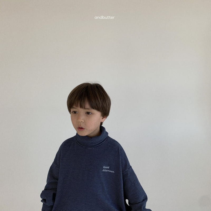 Andbutter - Korean Children Fashion - #magicofchildhood - Cozy ST Turtleneck Tee - 8