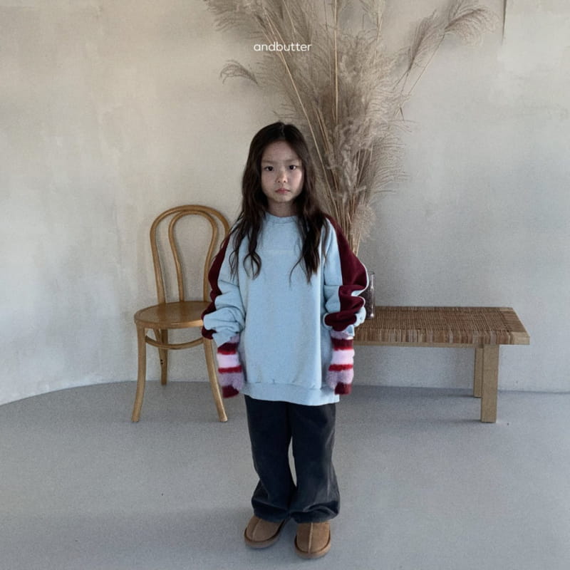 Andbutter - Korean Children Fashion - #minifashionista - Color Sweatshirt - 6