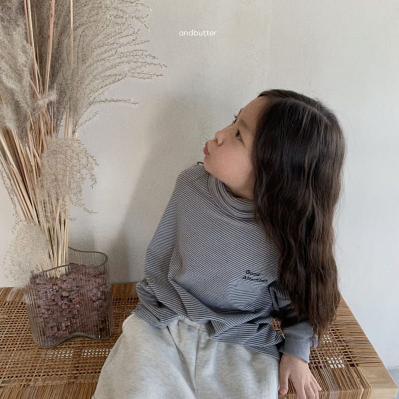 Andbutter - Korean Children Fashion - #prettylittlegirls - Cozy ST Turtleneck Tee - 10