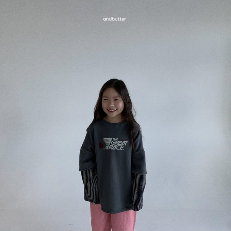 Andbutter - Korean Children Fashion - #stylishchildhood - Layered Sweatshirt - 9