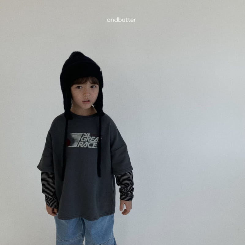 Andbutter - Korean Children Fashion - #todddlerfashion - Layered Sweatshirt - 7