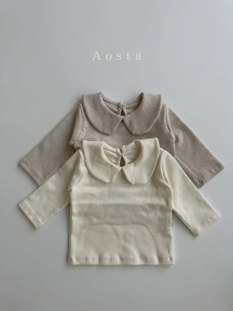 Aosta - Korean Children Fashion - #Kfashion4kids - Circle Collar Tee