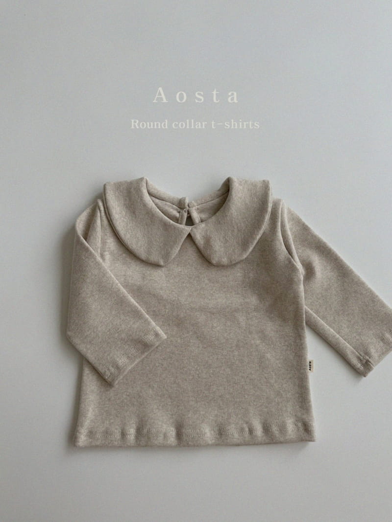 Aosta - Korean Children Fashion - #childofig - Circle Collar Tee - 9