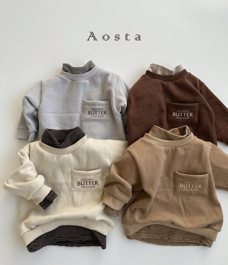 Aosta - Korean Children Fashion - #childrensboutique - Signiture Turtleneck Tee - 3