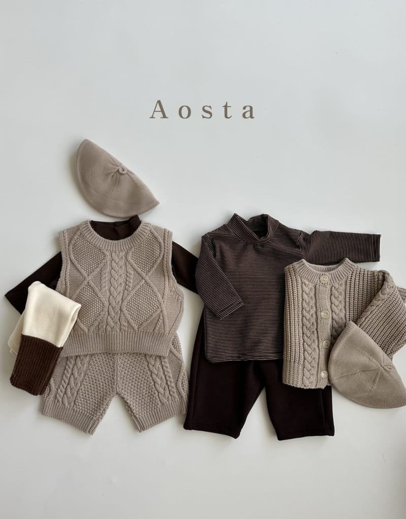 Aosta - Korean Children Fashion - #childrensboutique - Knit Pants - 6