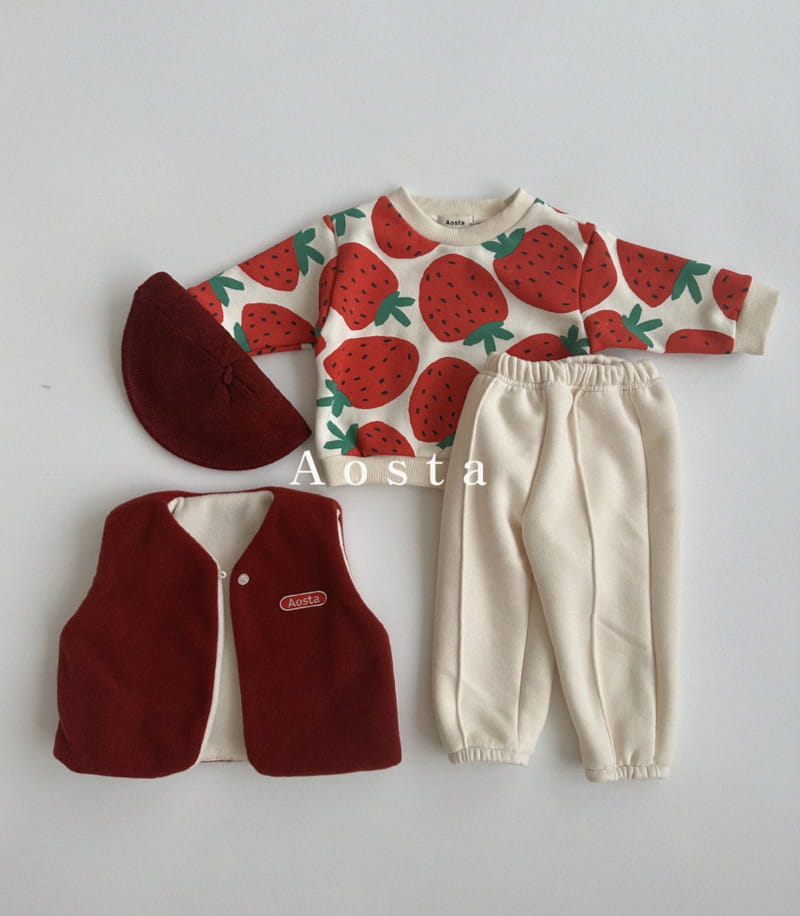 Aosta - Korean Children Fashion - #designkidswear - Strawberry Sweatshirt - 12