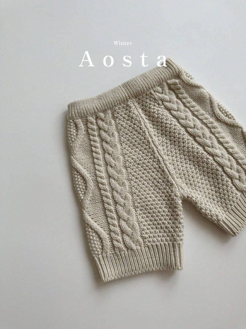 Aosta - Korean Children Fashion - #discoveringself - Knit Pants - 8