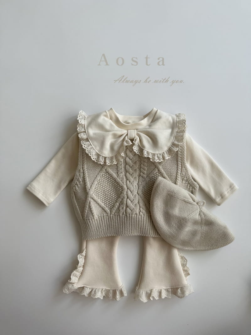 Aosta - Korean Children Fashion - #fashionkids - Knit Vest - 7