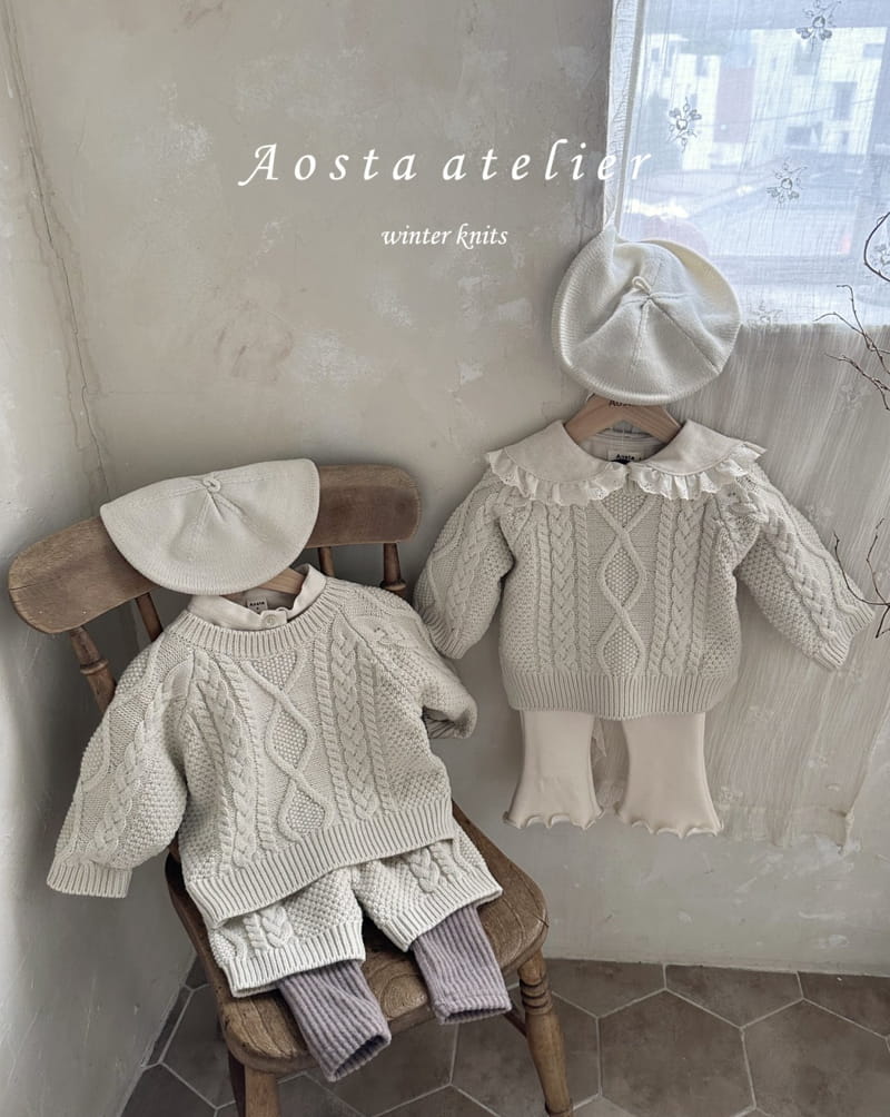 Aosta - Korean Children Fashion - #kidzfashiontrend - Knit Pants - 12