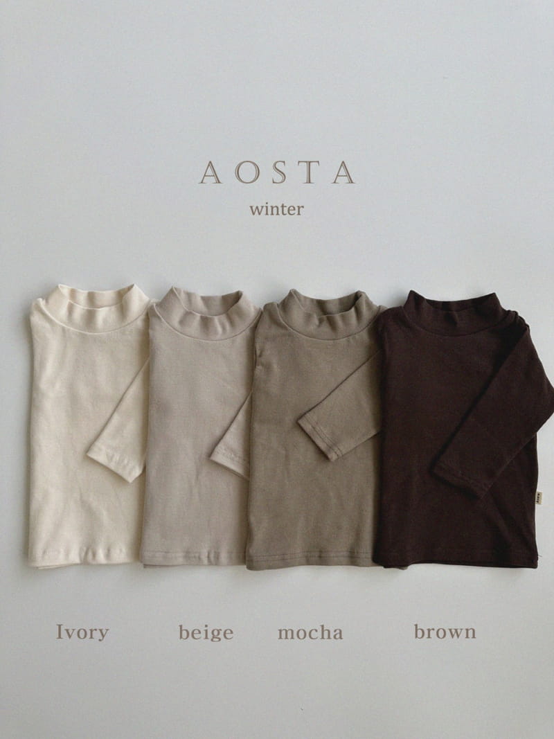 Aosta - Korean Children Fashion - #littlefashionista - Daily Turtleneck Tee