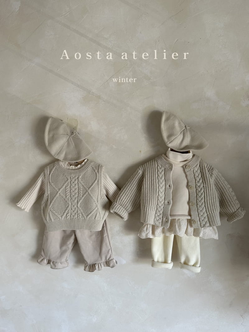 Aosta - Korean Children Fashion - #littlefashionista - Knit Vest - 12