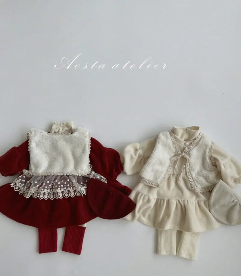 Aosta - Korean Children Fashion - #minifashionista - Lace Open Vest - 8