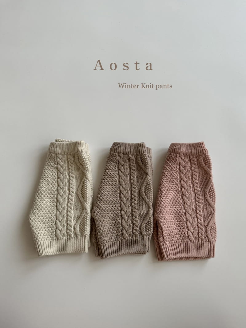 Aosta - Korean Children Fashion - #prettylittlegirls - Knit Pants