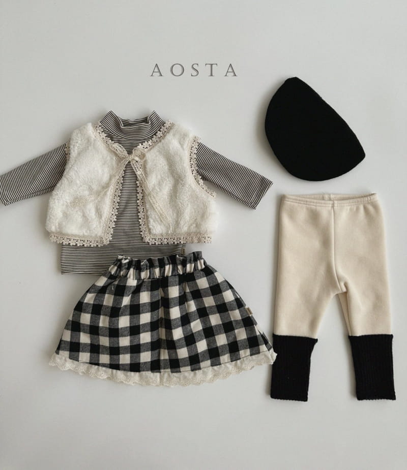 Aosta - Korean Children Fashion - #toddlerclothing - Lovely Skirt - 10