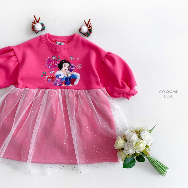 Awesome Bebe - Korean Children Fashion - #childofig - Princess Fleece One-piece - 7