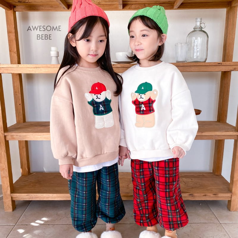 Awesome Bebe - Korean Children Fashion - #childofig - Tatan Fleece Pants - 6