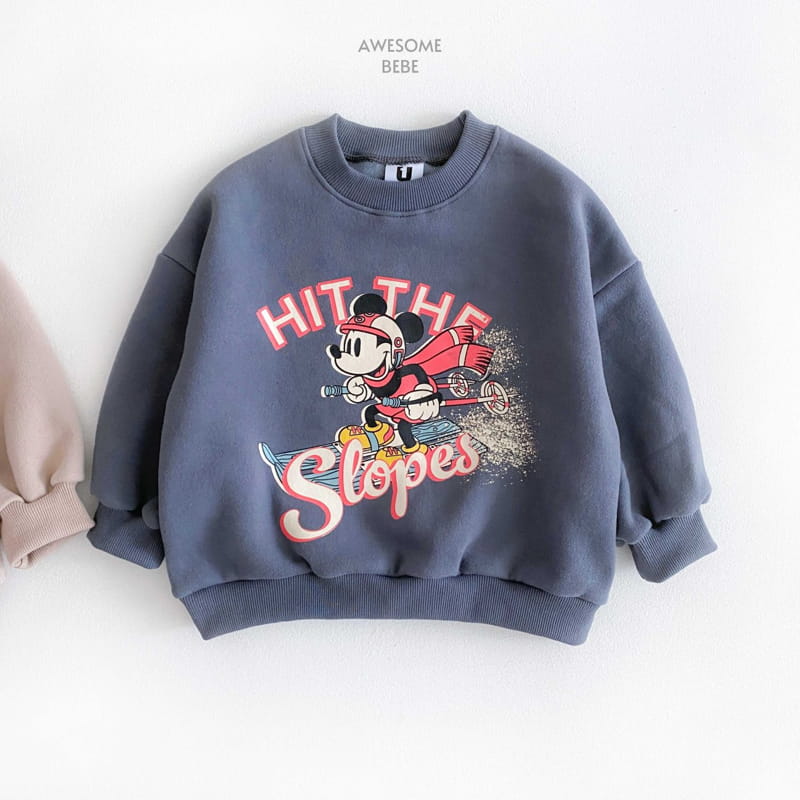 Awesome Bebe - Korean Children Fashion - #magicofchildhood - D Skii M Fleece Sweatshirt - 3