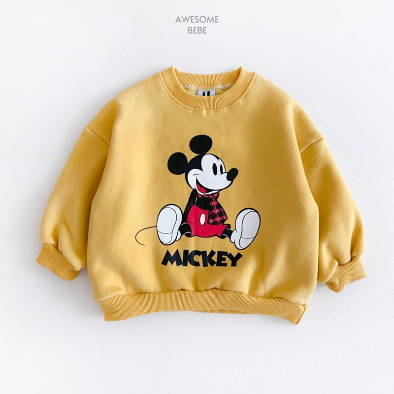 Awesome Bebe - Korean Children Fashion - #magicofchildhood - D Check M Fleece Sweatshirt - 2