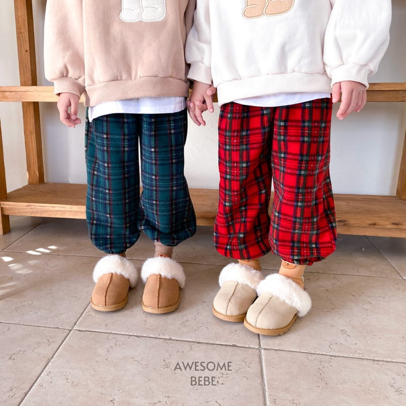 Awesome Bebe - Korean Children Fashion - #minifashionista - Tatan Fleece Pants