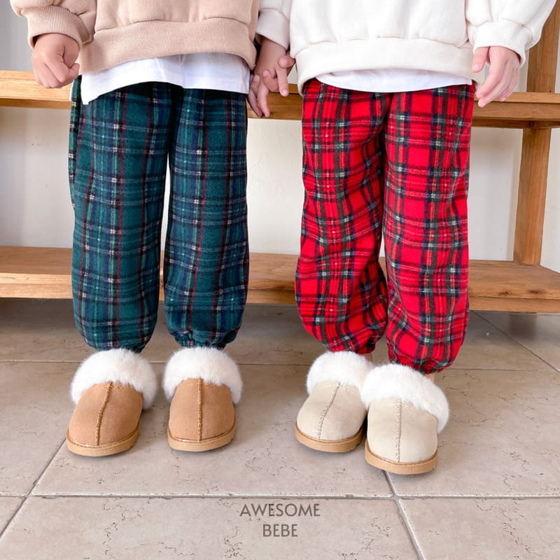 Awesome Bebe - Korean Children Fashion - #prettylittlegirls - Tatan Fleece Pants - 2