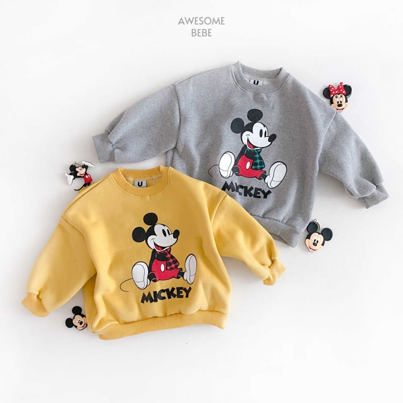 Awesome Bebe - Korean Children Fashion - #stylishchildhood - D Check M Fleece Sweatshirt - 7