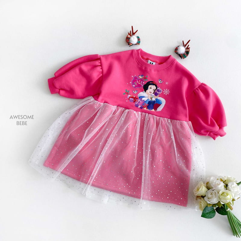 Awesome Bebe - Korean Children Fashion - #stylishchildhood - Princess Fleece One-piece - 6