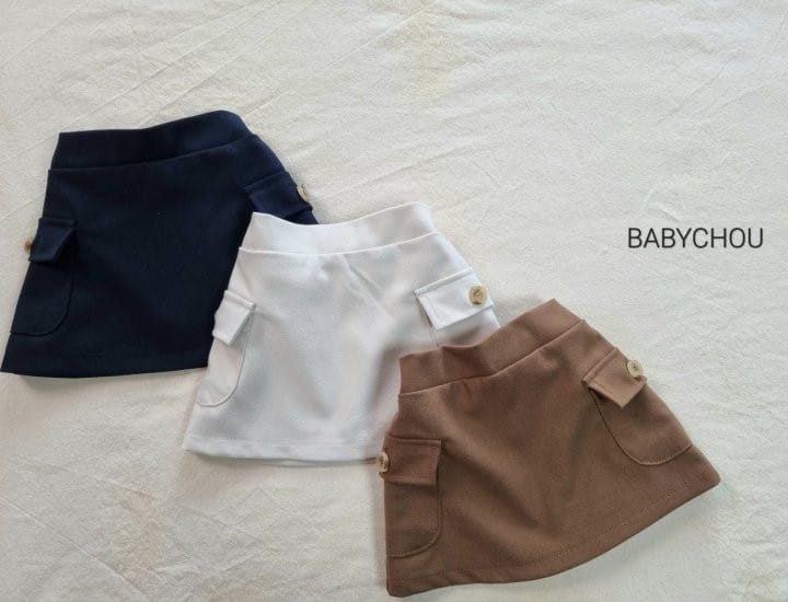 Babychou - Korean Children Fashion - #Kfashion4kids - Ready Cargo Skirt