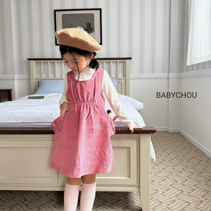 Babychou - Korean Children Fashion - #Kfashion4kids - Rosy One-piece - 10