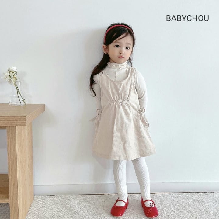 Babychou - Korean Children Fashion - #childofig - Rosy One-piece - 2