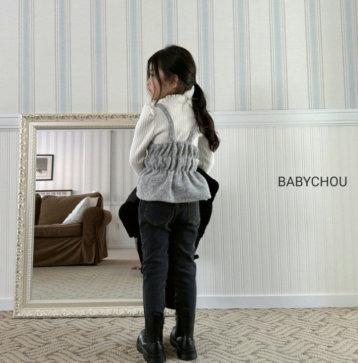 Babychou - Korean Children Fashion - #childofig - Unbal Skinny Pants - 11