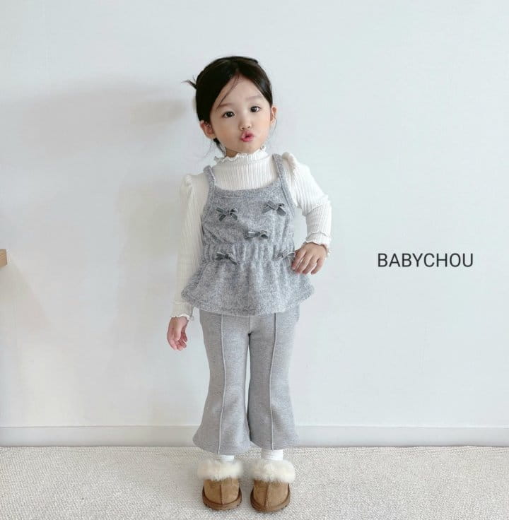 Babychou - Korean Children Fashion - #childofig - Pintuck Pants - 8