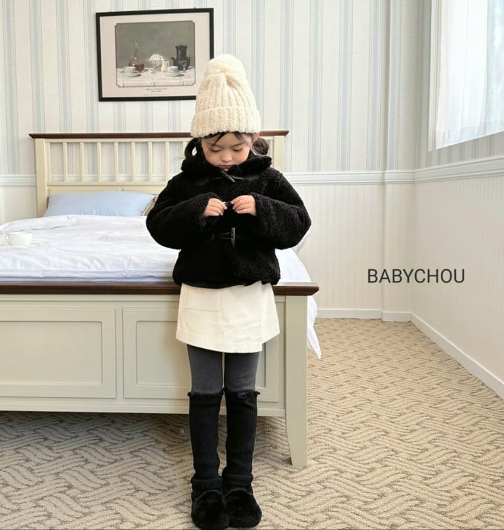 Babychou - Korean Children Fashion - #childrensboutique - Rib Leggings - 12