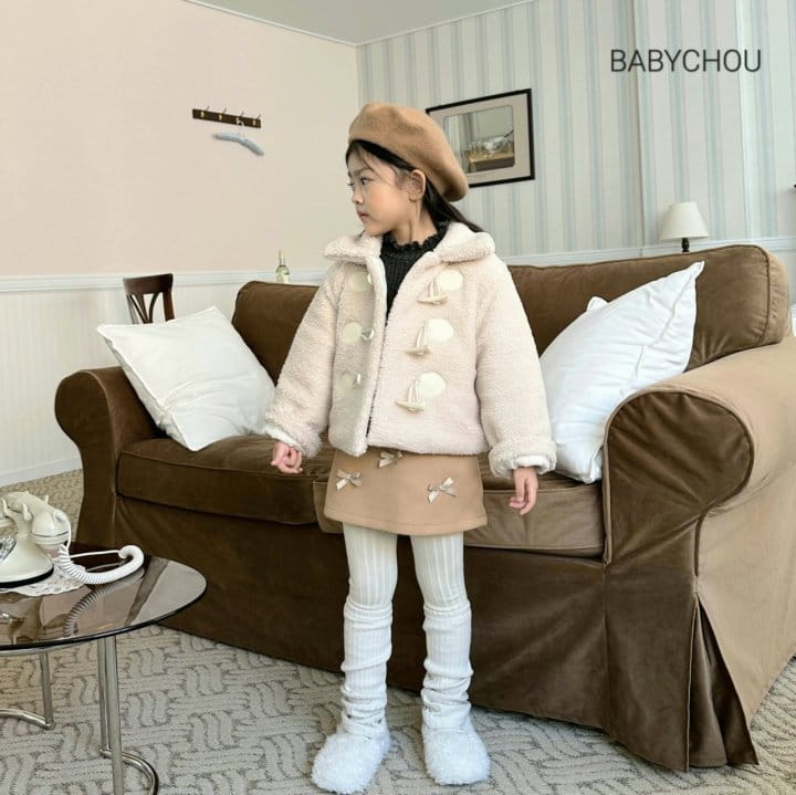 Babychou - Korean Children Fashion - #childrensboutique - Togle Collar Jumper - 5