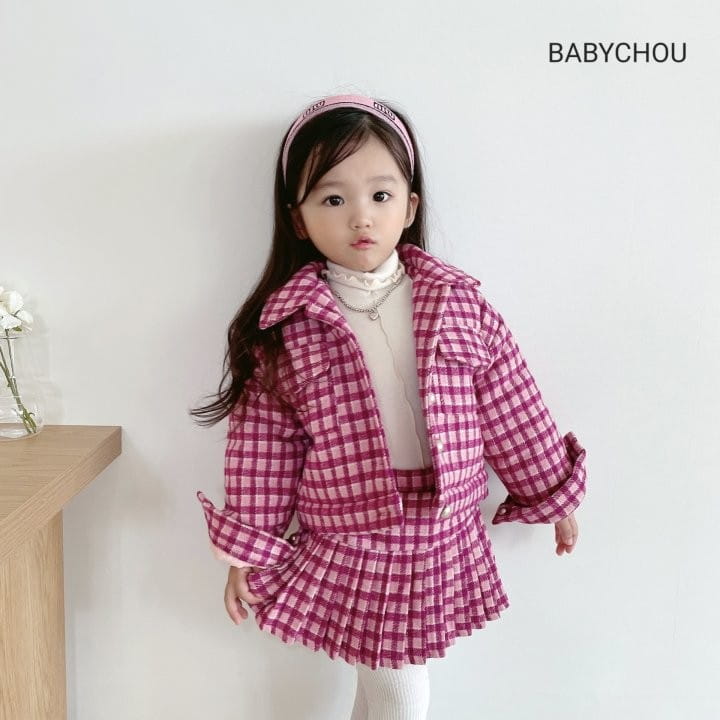 Babychou - Korean Children Fashion - #designkidswear - Shy Pleats Skirt - 12