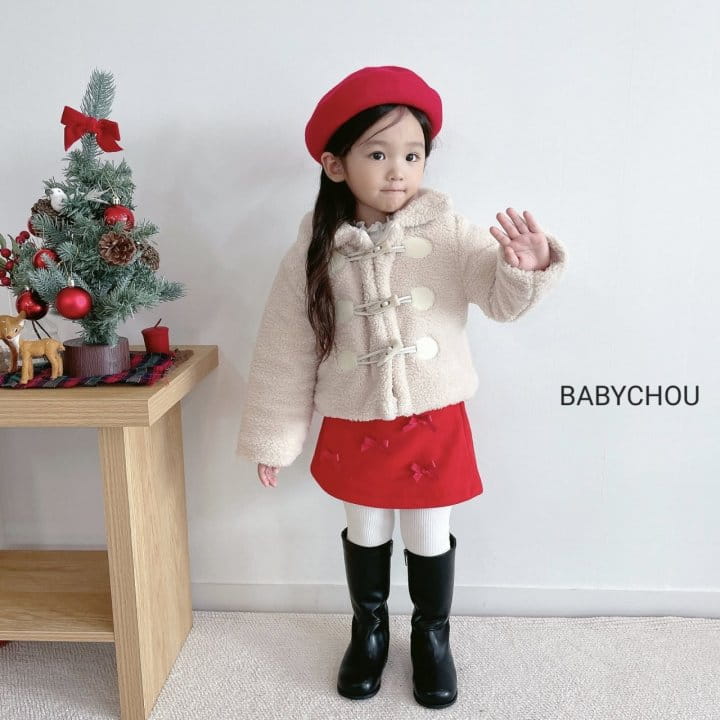 Babychou - Korean Children Fashion - #designkidswear - Togle Collar Jumper - 6