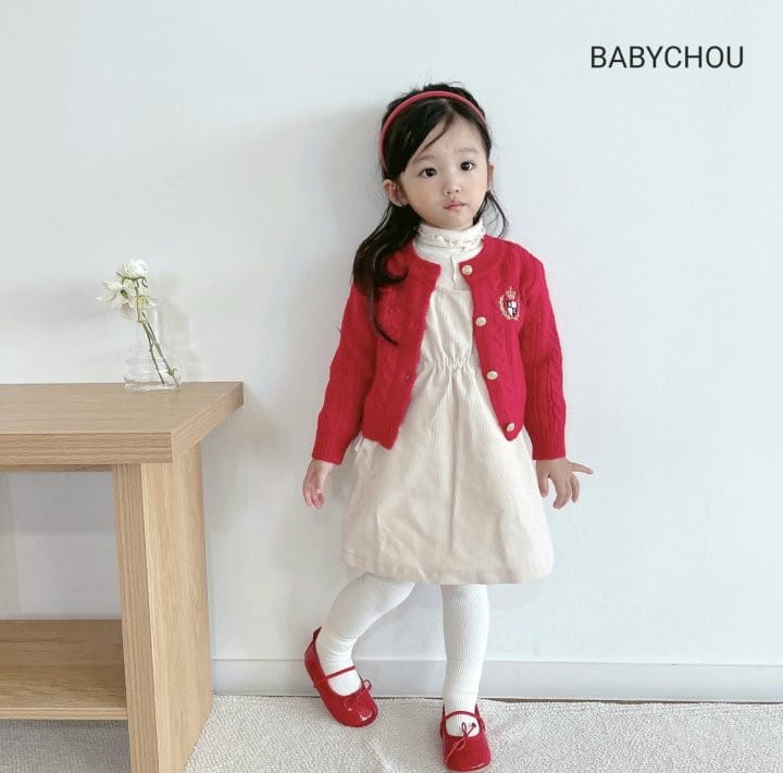 Babychou - Korean Children Fashion - #discoveringself - Rosy One-piece - 5