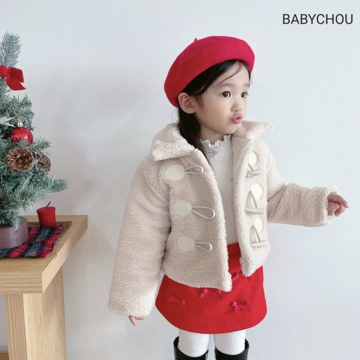 Babychou - Korean Children Fashion - #fashionkids - Togle Collar Jumper - 8