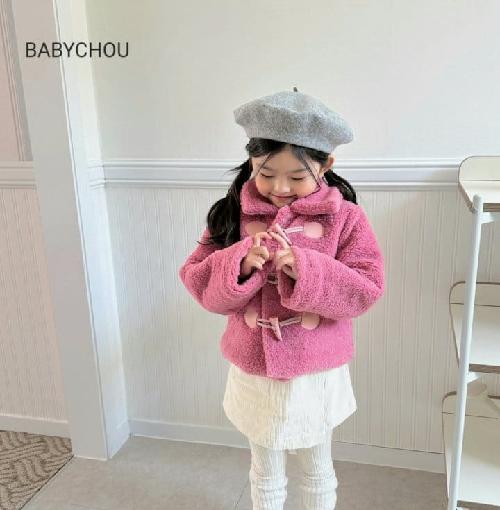 Babychou - Korean Children Fashion - #kidsstore - Togle Collar Jumper - 10