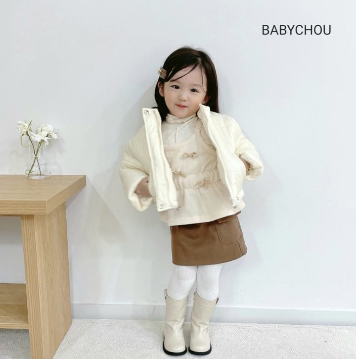 Babychou - Korean Children Fashion - #kidzfashiontrend - Mashmello Padding Jacket - 2