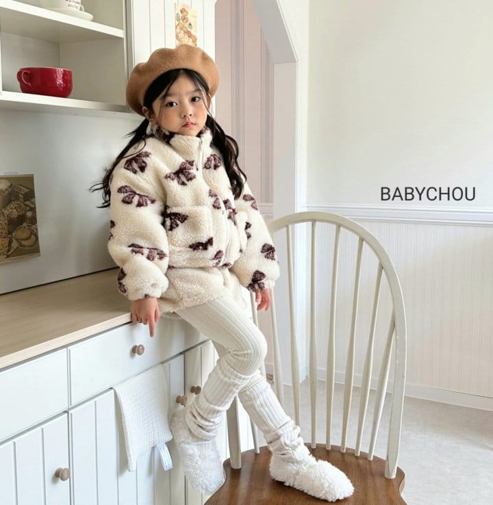 Babychou - Korean Children Fashion - #kidzfashiontrend - Ribbon Jumper - 3