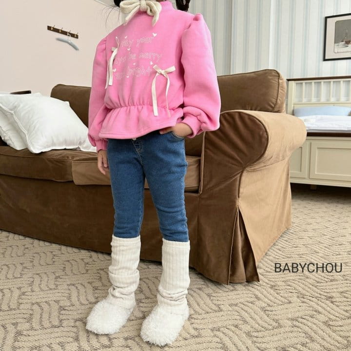 Babychou - Korean Children Fashion - #littlefashionista - Unbal Skinny Pants - 7