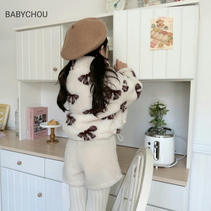 Babychou - Korean Children Fashion - #littlefashionista - Ribbon Jumper - 5