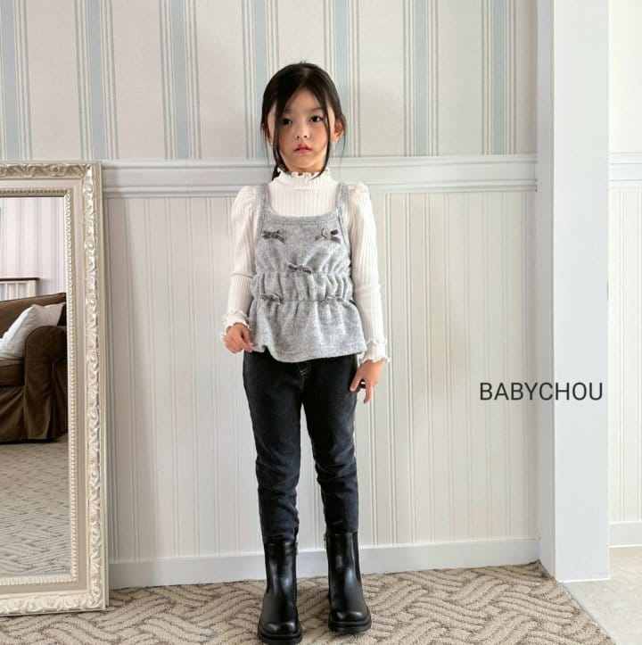 Babychou - Korean Children Fashion - #minifashionista - Unbal Skinny Pants - 9