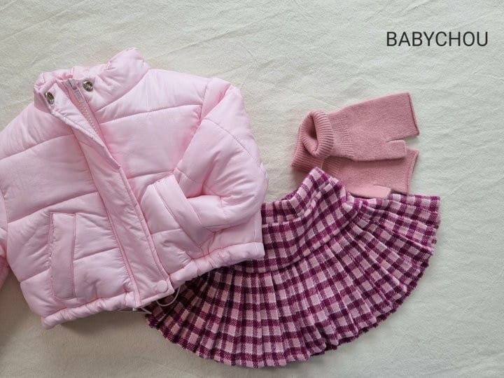 Babychou - Korean Children Fashion - #prettylittlegirls - Mashmello Padding Jacket - 7