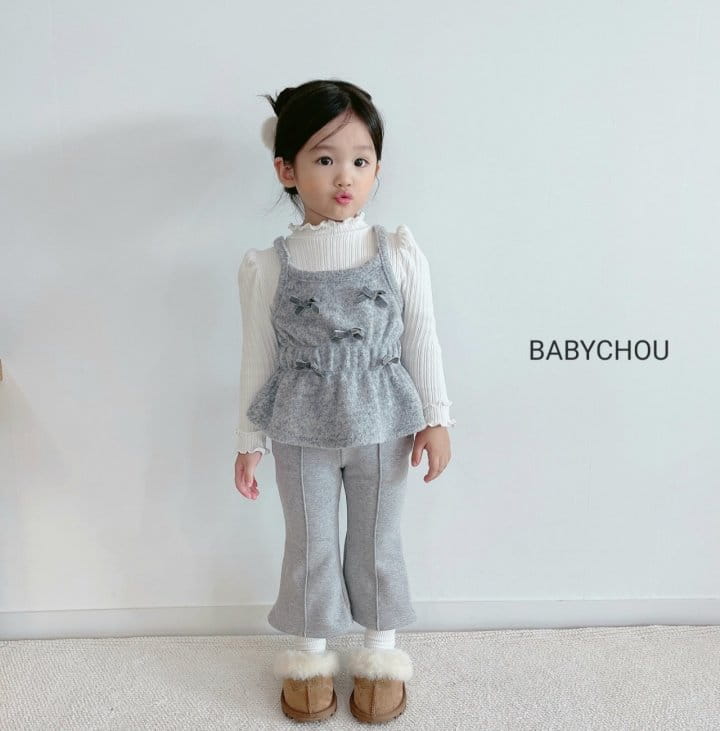 Babychou - Korean Children Fashion - #prettylittlegirls - Pintuck Pants - 6