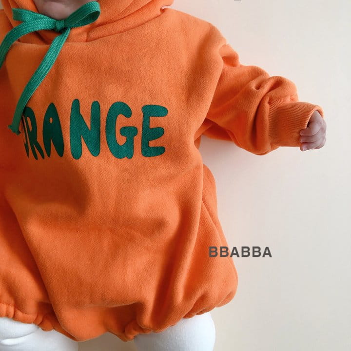 Bbabba - Korean Baby Fashion - #onlinebabyshop - Orange Bodysuit - 4